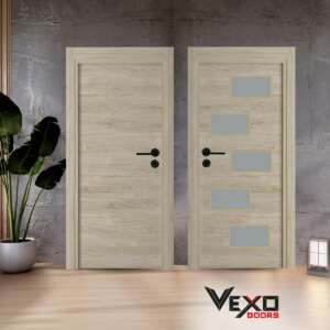Интериорна врата VEXO - Оптима Светъл дъб - Плътна